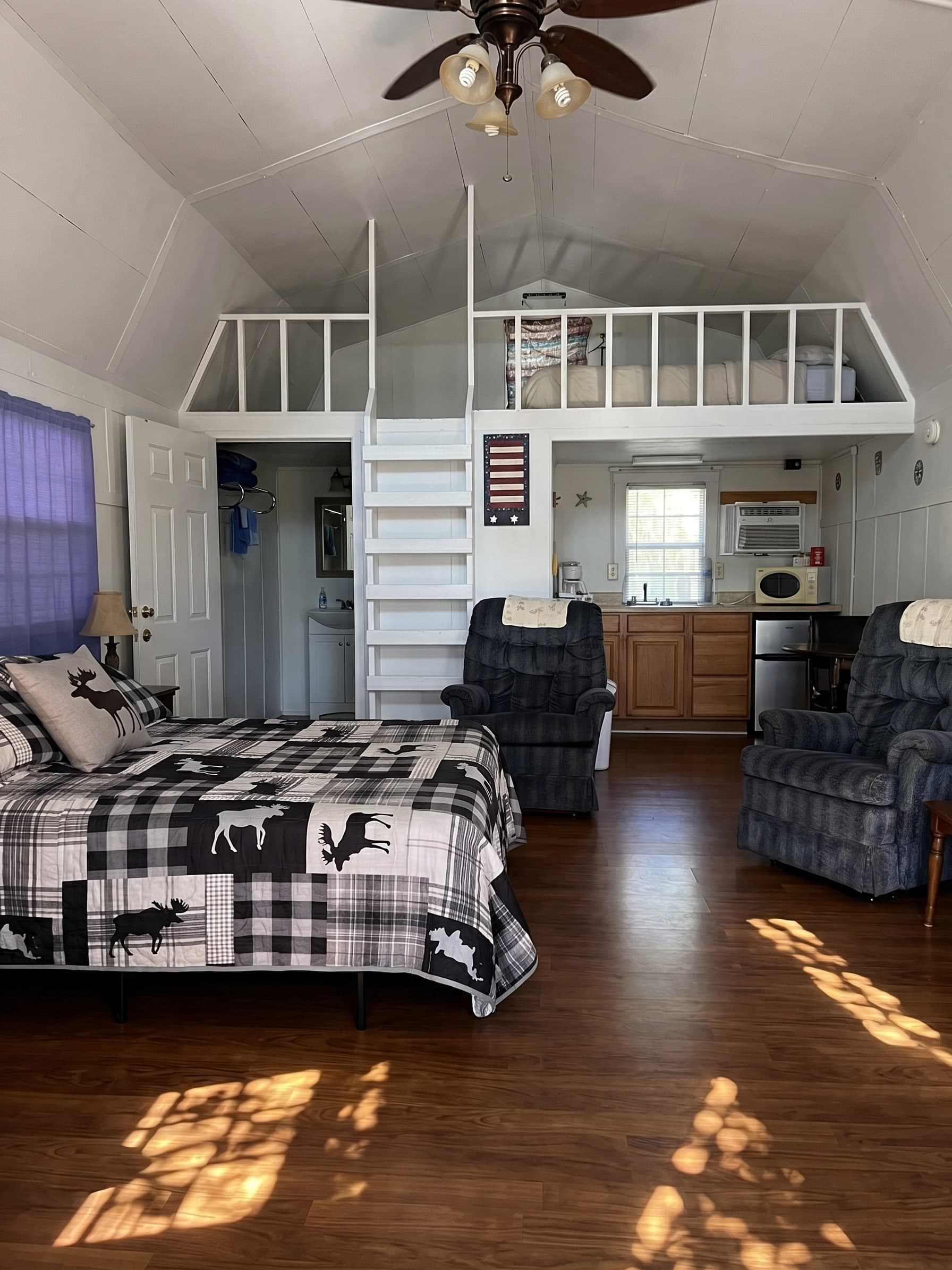 Chalet interior living area